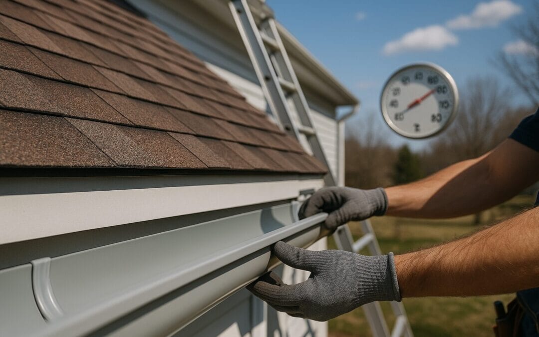 The Best Time of Year to Install Gutters