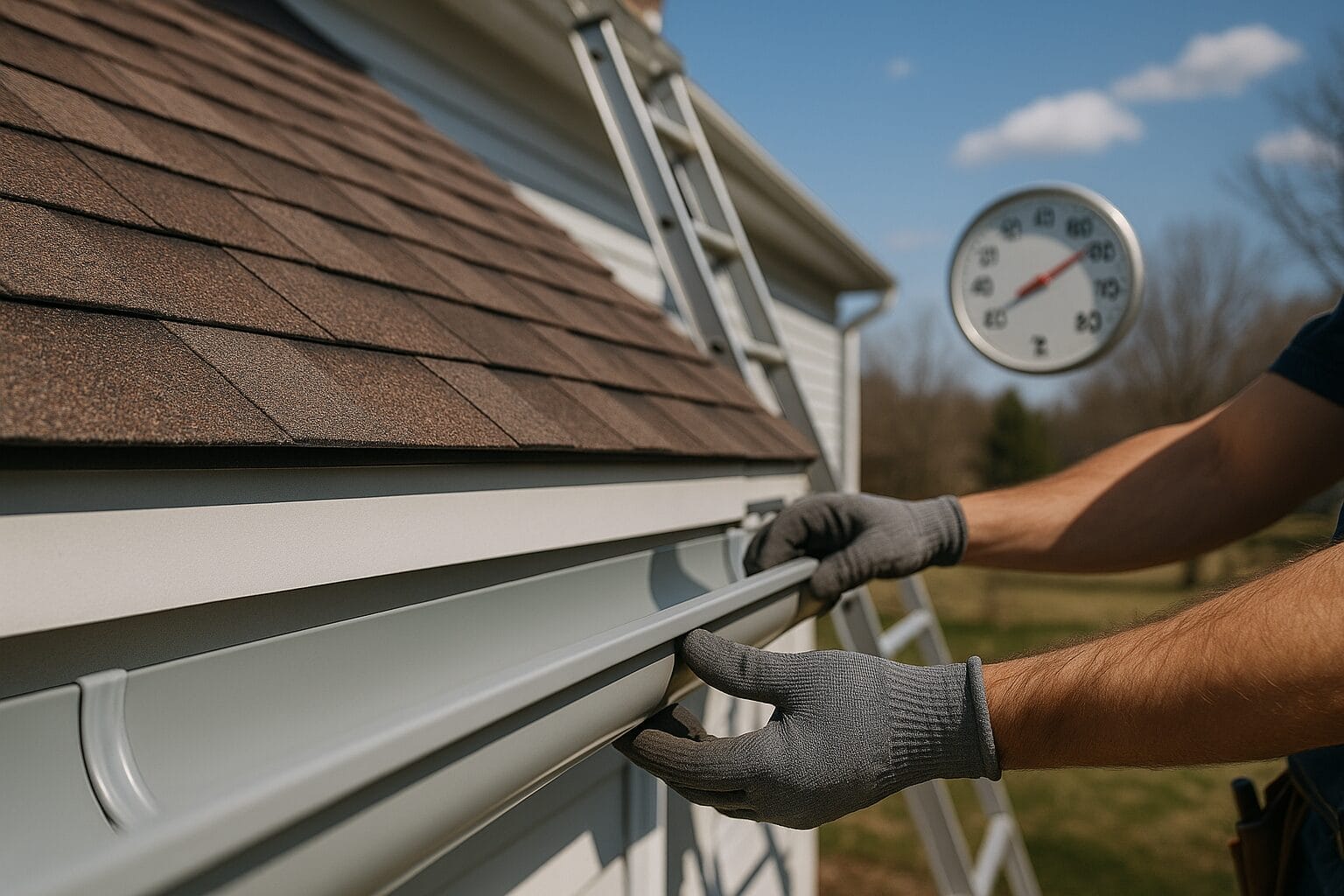 The Best Time of Year to Install Gutters