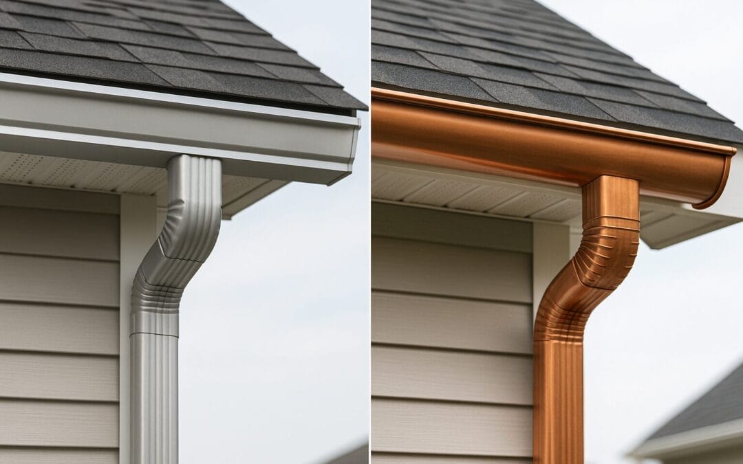 Aluminum vs Copper Gutters: What’s the Difference?
